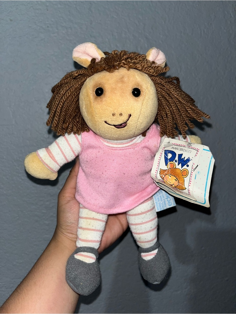 D.W. Pink Plush Small Doll